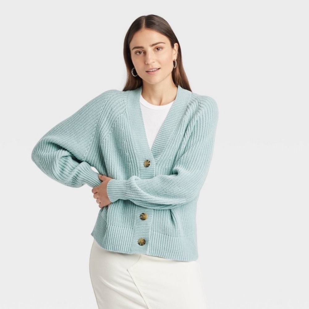 A New Day button front cardigan sweater